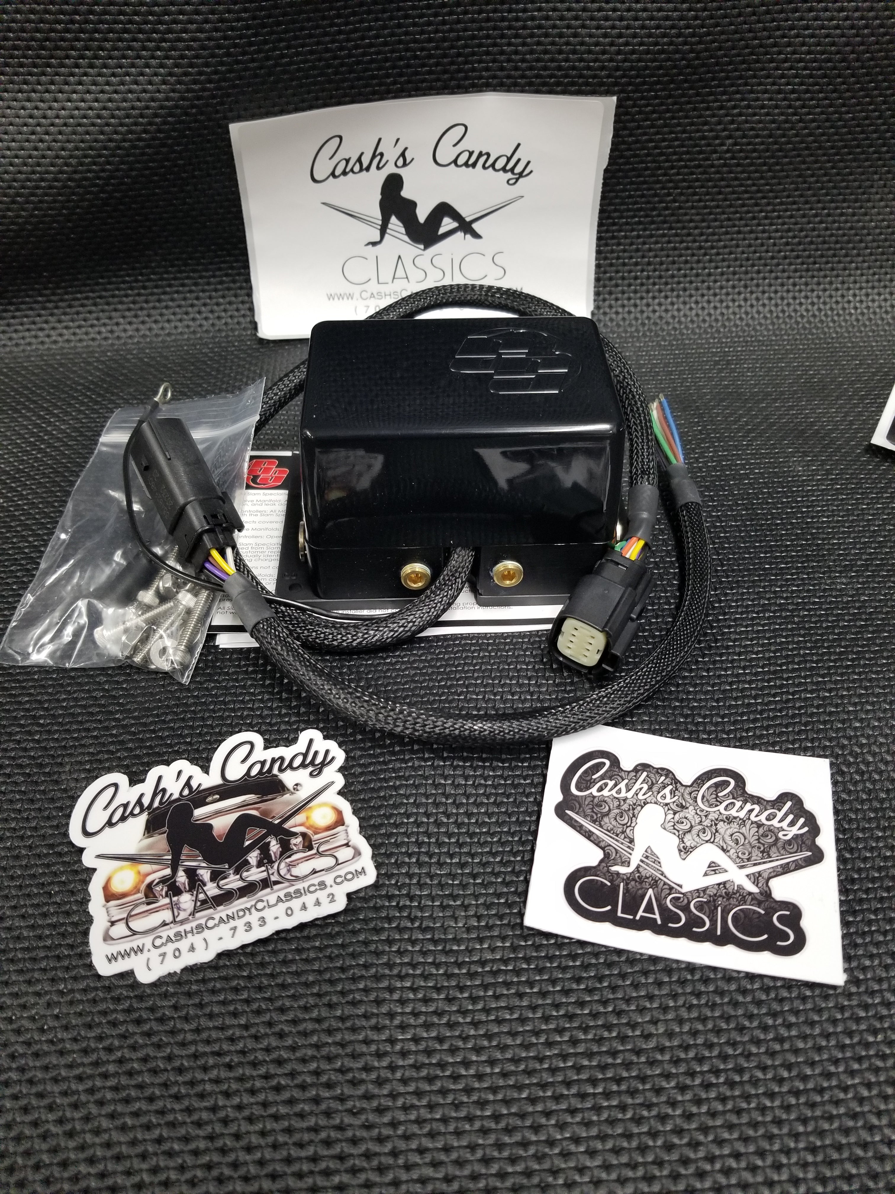 Slam Specialties SV-8C-GP 4-Corner Manifold with Gauge Ports