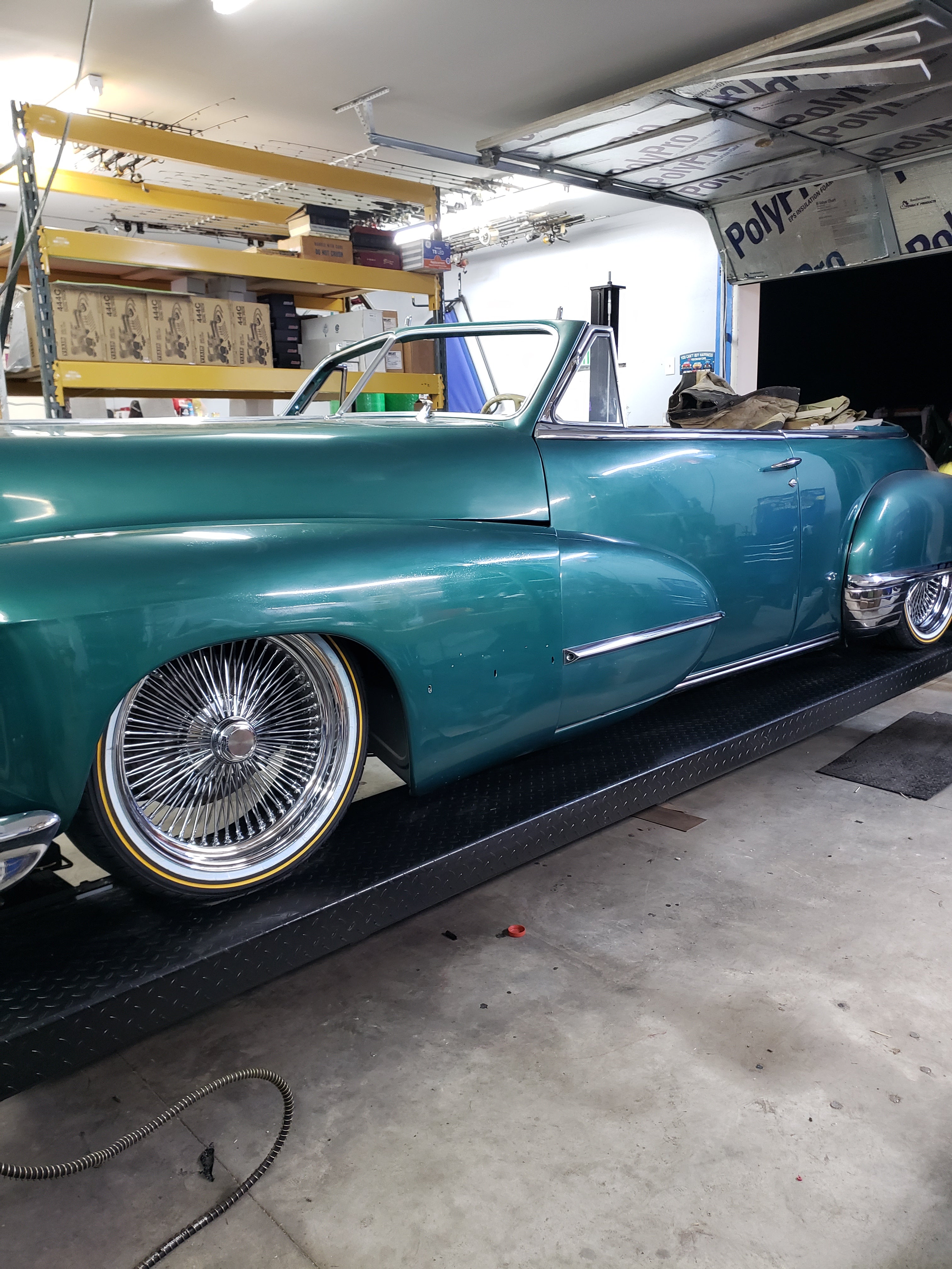 1939-1957 Cadillac Front Shock Relocation Brackets & Shocks