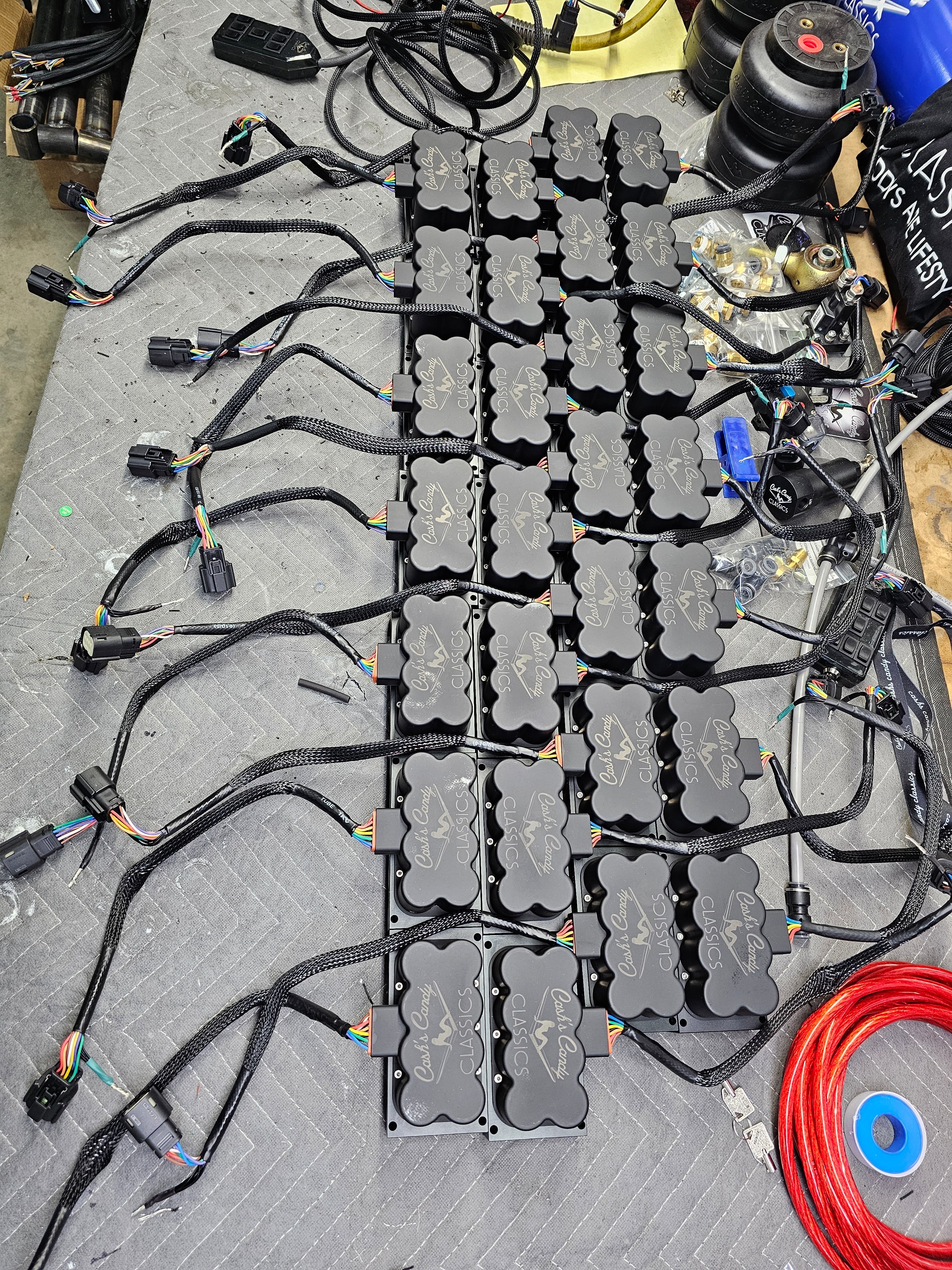 1958-1972 Chevrolet Single Compressor Air Ride Kit with CCC 7-Button Controller