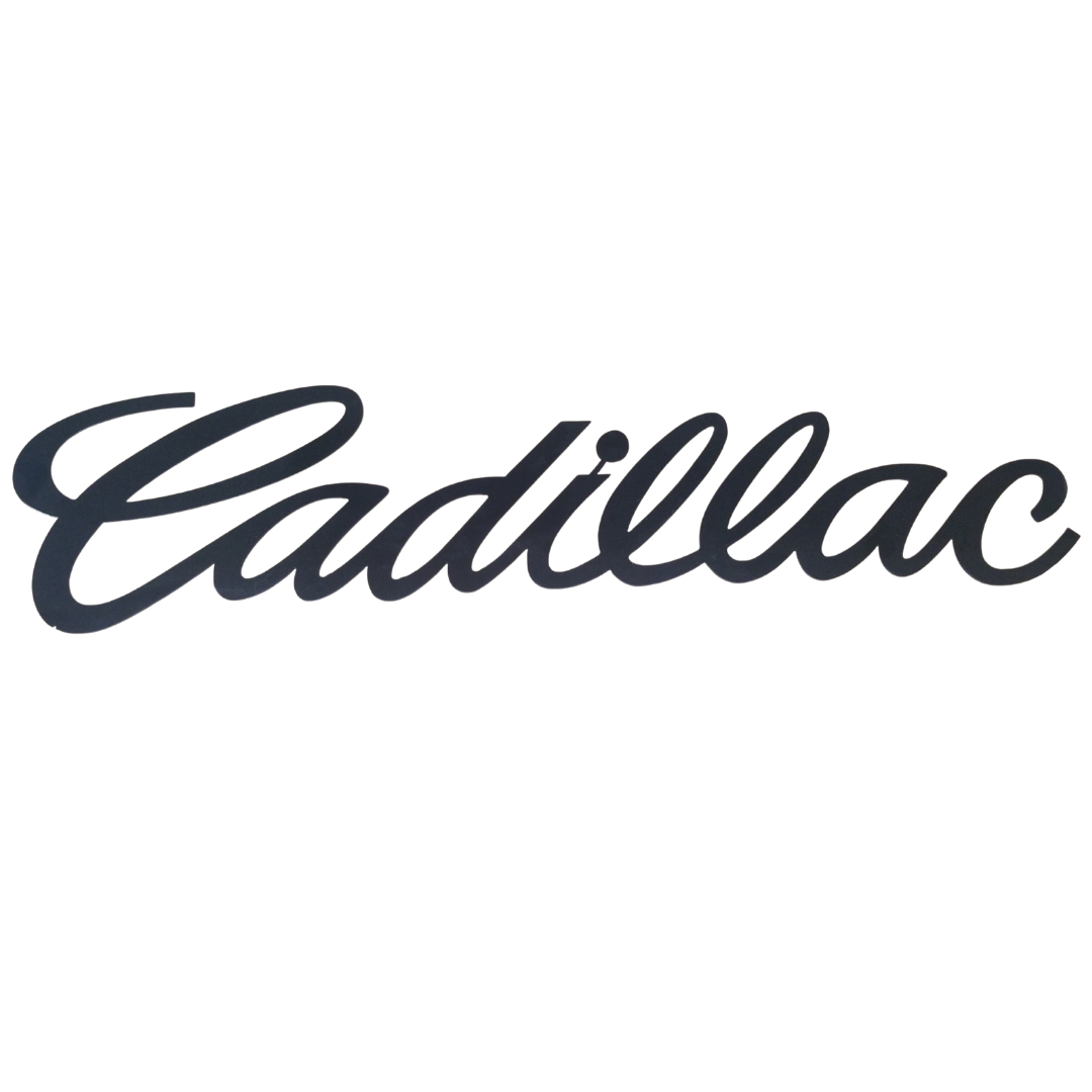 Raw Metal Cadillac Sign – 30