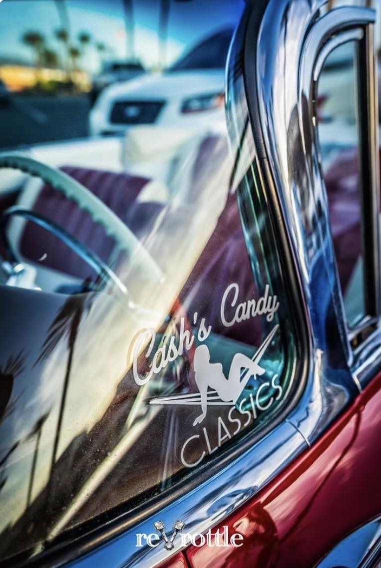 Cash's Candy Classics Tank Decal Sticker