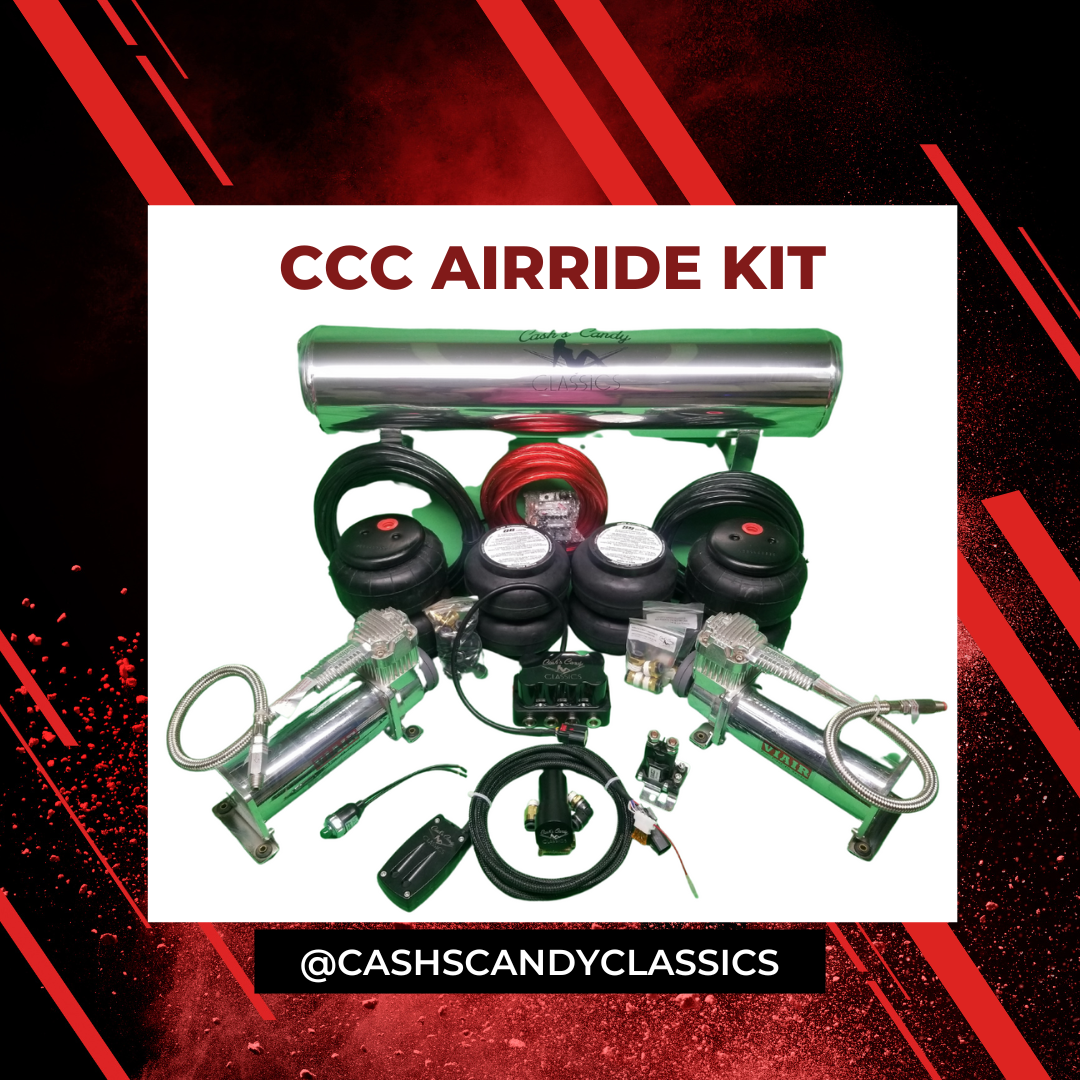 1950-1953 & 1959-1960 Buick Air Ride Kit – CCC Manifold & 7-Button Controller