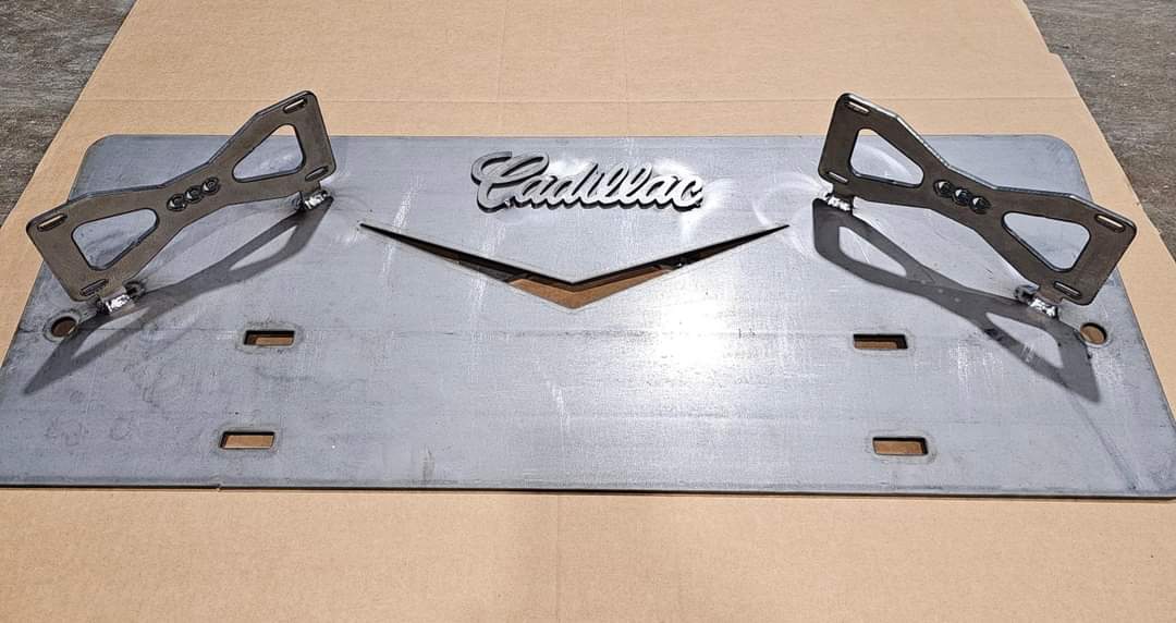 CCC Cadillac Air Ride Board – Raised Cadillac Script & V